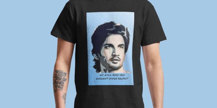 Flipkart Draws Criticism For A T-Shirt Featuring Sushant Singh Rajput Image With A Gloomy Quotation