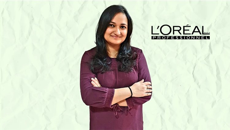 Aditi Anand starts her new journey with L'Oréal Professional