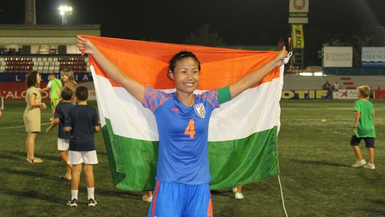 Loitongbam, the captain of Indian women's football, and Adidas collaborate with Dev Ashalata