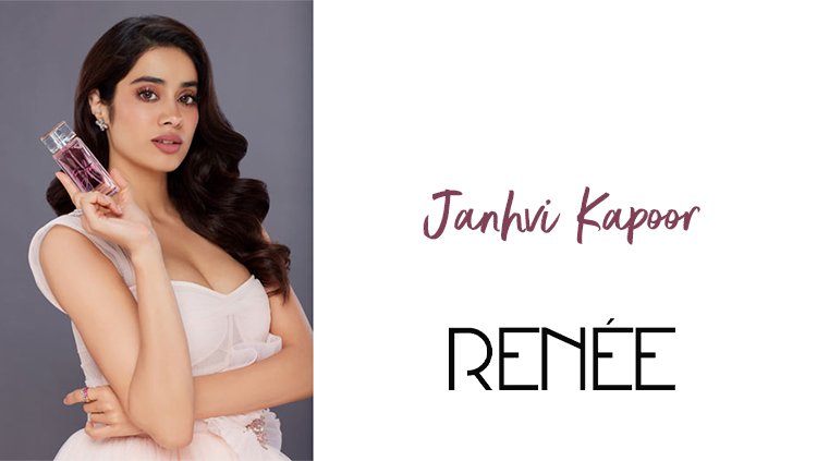 Janhvi Kapoor will represent the RENÉE Cosmetics fragrance collection.