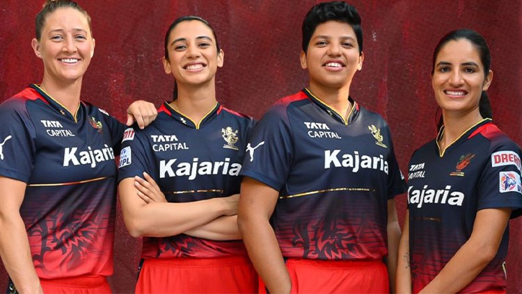 The female team of Royal Challengers Bangalore collaborates with Mia by Tanishq