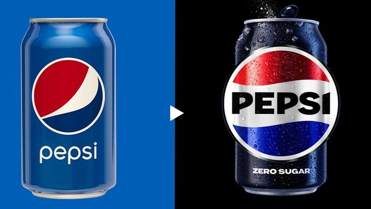 After 15 years, Pepsi introduces a new logo.