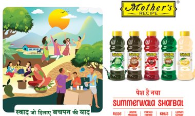 In a new advertisement for the Sharbat range, Mother's Recipe recalls childhood summers