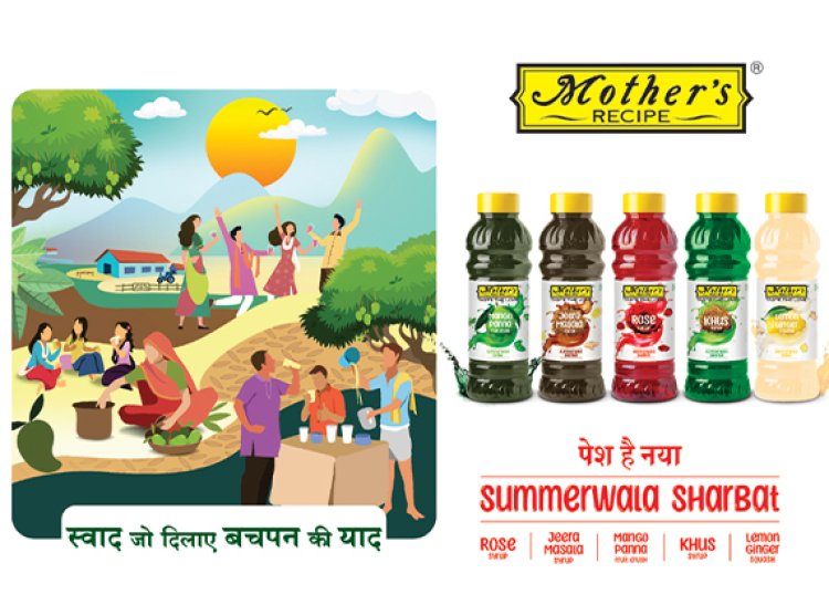 In a new advertisement for the Sharbat range, Mother's Recipe recalls childhood summers