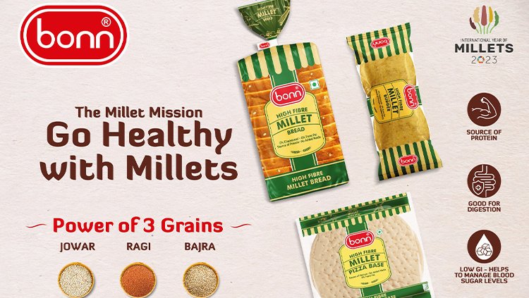 Bonn Group launches Nutrients Rich Millet Based Bread in India