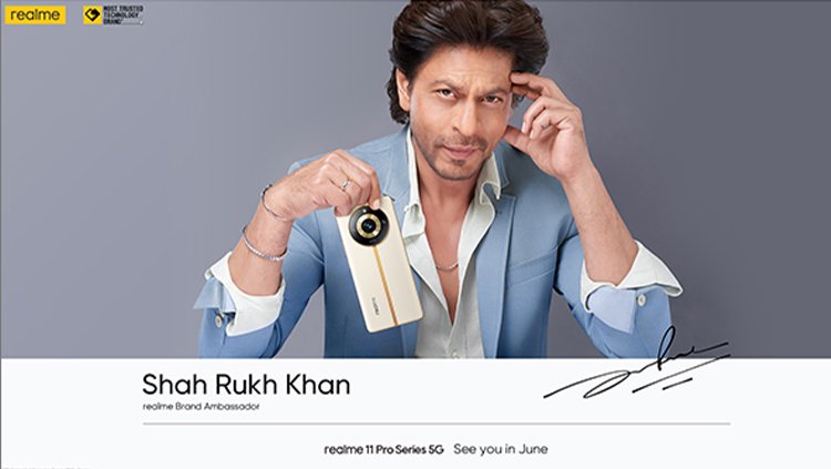 Shah Rukh Khan joins realme as a brand ambassador