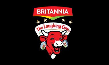 Britannia introduces the 'The Laughing Cow' logo