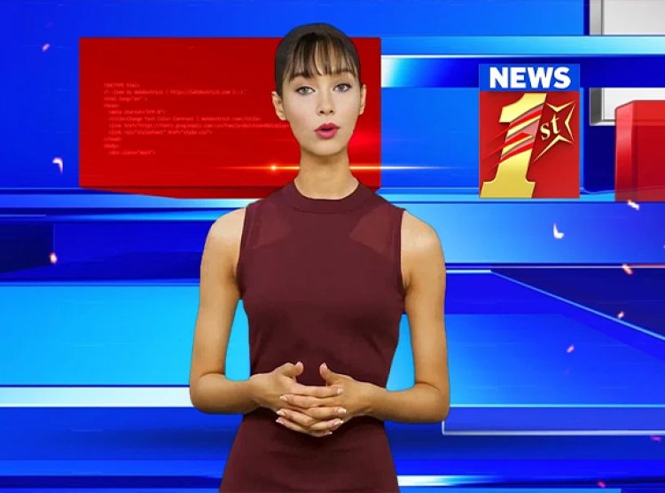 News 1st has unveiled an AI-powered Meta news anchor