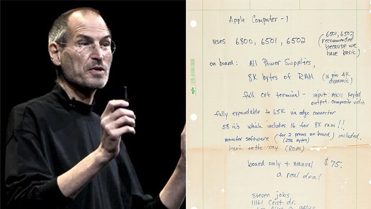 Rare Handwritten Steve Jobs Ad for Apple-1 Fetches ₹1.4 Crore