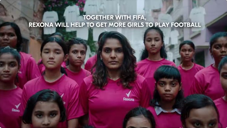 Rexona in its new campaign empowers Women's Football in India