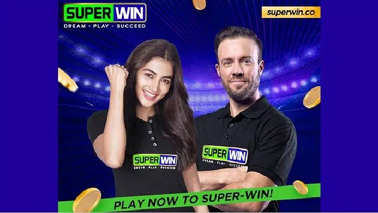 AB de Villiers and Pooja Hedge Join Forces for SuperWin Representation