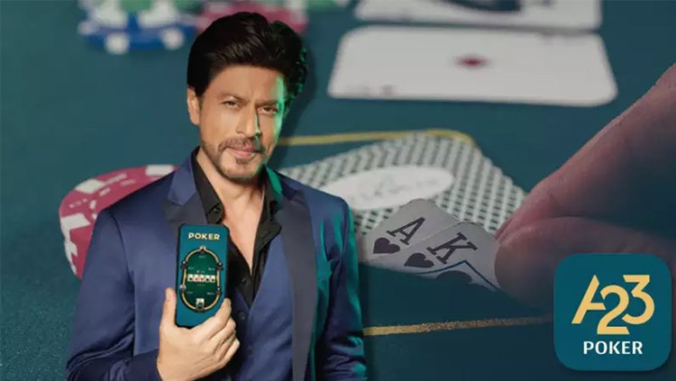 A23 Launches Poker App with Shah Rukh Khan in Marketing Campaign
