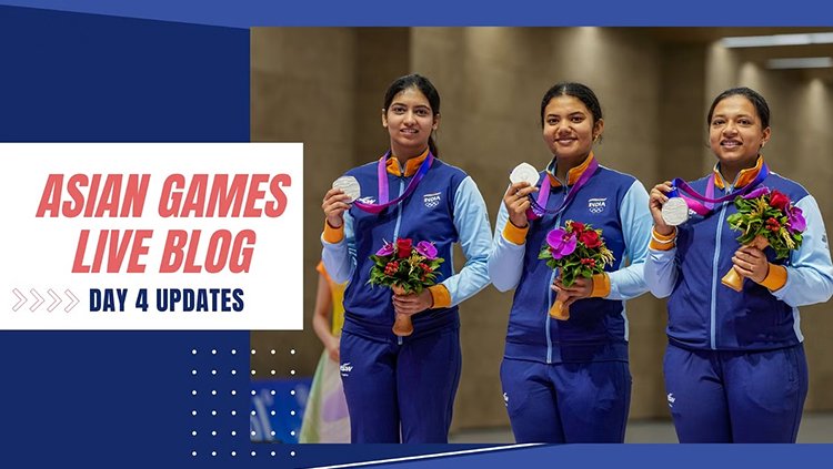 Asian Games 2023 Day 4: India Shines with Gold and Records