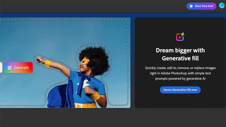 Adobe Launches Photoshop Web with Generative AI; Free Trial Available