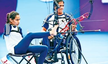 Young Armless Archer Sheetal Devi Claims Three Medals at Asian Para Games