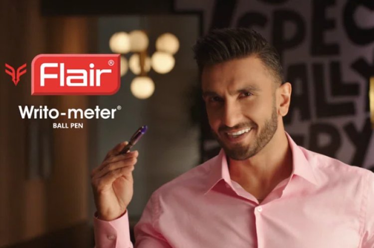 Ranveer Singh, Flair's ambassador for 'Bas Flair Aur Kuch Nahi' campaign