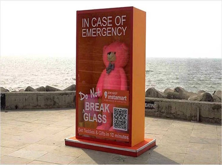 Swiggy Instamart's OOH: Quick love emergency solutions on display