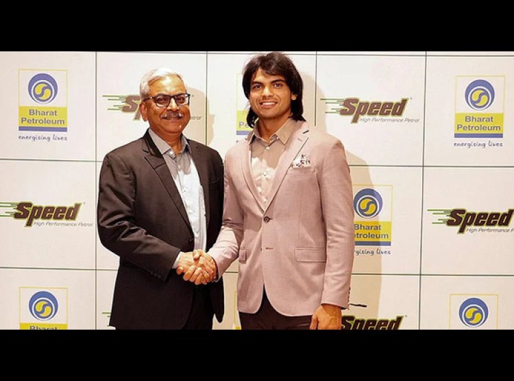 Neeraj Chopra Named Brand Ambassador for BPCL's 'Speed' Premium Petrol