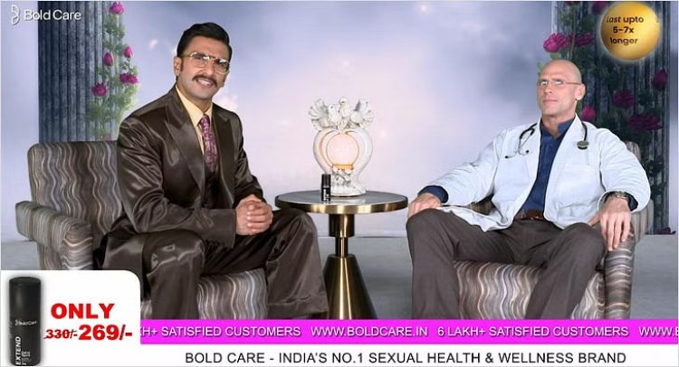 Ranveer Singh debuts as teleshopping host in Bold Care's film