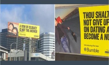Bumble apologizes for unconventional celibacy ad, clarifies intentions