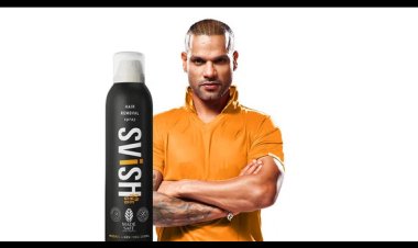 Svish Hair Removal Spray Endorsed by Cricket Star Shikhar Dhawan