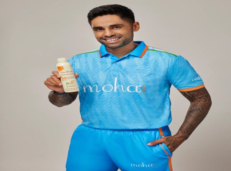 Surya Kumar Yadav represents Ayurvedic brand Moha's fresh image