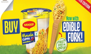 Maggi launches edible wheat flour fork for eco-friendly dining