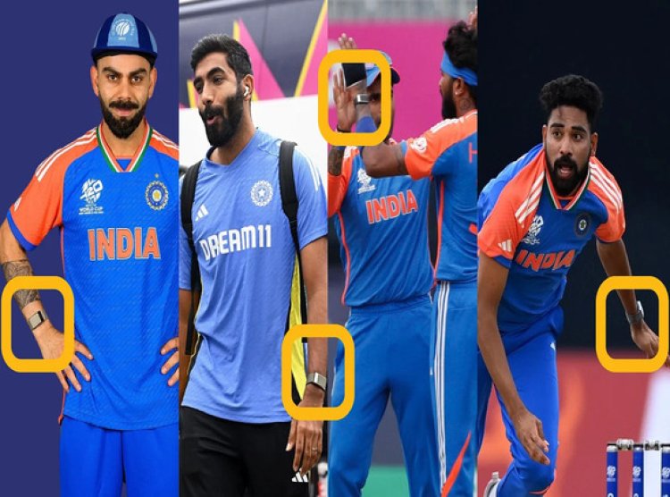 Noticed the new fitness bands Indian cricket players are wearing?