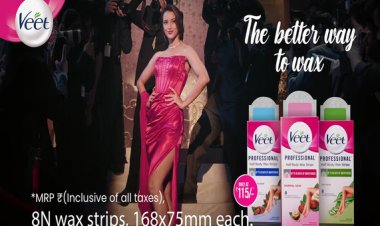 Triptii Dimri Unveils '#BetterWayToWax' in Veet's Latest TVC