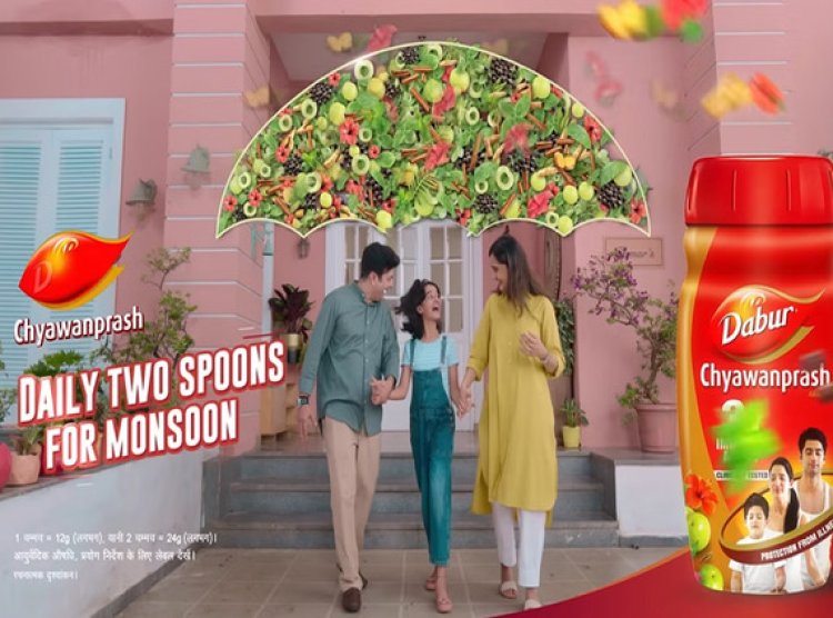 Dabur launches monsoon campaign spotlighting Chyawanprash's immunity-boosting benefits.