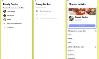 New YouTube Family Center Feature Monitor Teen Channel Activity
