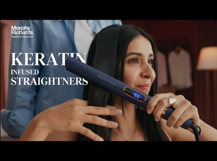 Morphy Richards Launches New Campaign for Keraflow Hair Straightener