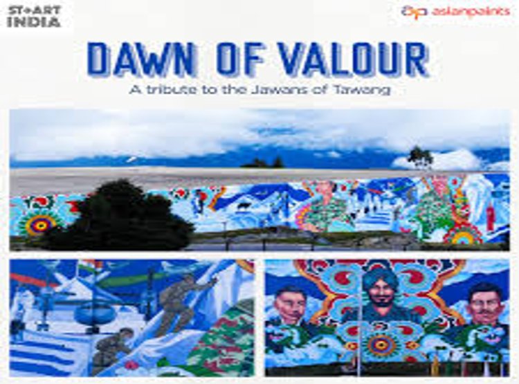 Asian Paints and St+art Celebrate Indian Defence Forces with Mural