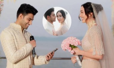 Zaeden and Nina Tie the Knot in a Dreamy Beach Wedding