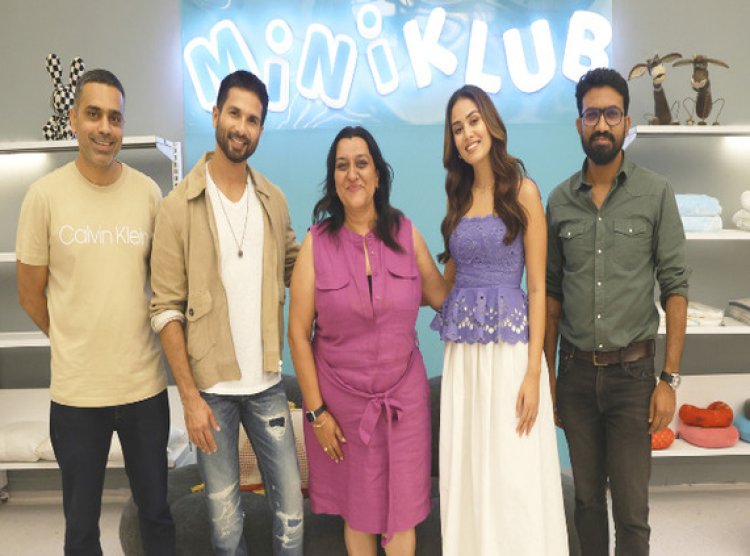 Shahid and Mira Kapoor Named First Brand Ambassadors for MiniKlub