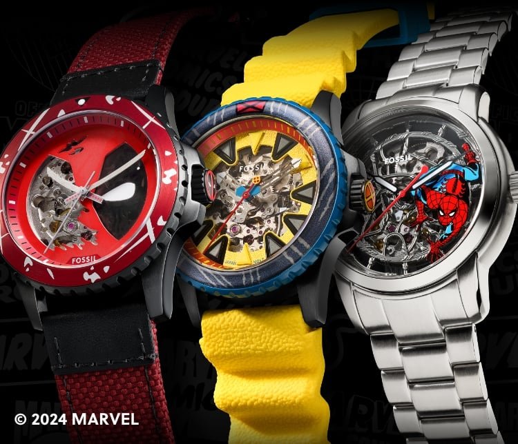 Marvel and Fossil Join Forces for Limited-Edition Watch Collection Celebrating 85 Years of Superheroes