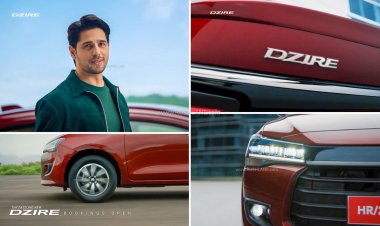 Sidharth Malhotra Becomes Maruti Suzuki DZire's New Brand Ambassador