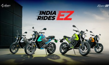 Oben Electric Unveils Rorr EZ Electric Motorcycle with Smart City Features