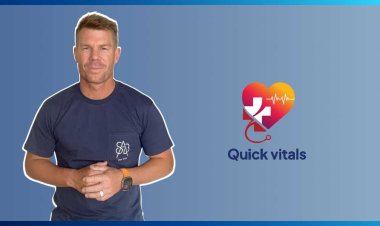 David Warner Joins Quick Vitals as Wellness Ambassador to Promote Health Awareness in India