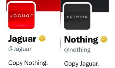 Nothing Takes a Dig at Jaguar's Rebranding with a Playful Logo Change