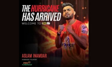 Kabaddi Star Aslam Inamdar Signs with IOS Sports and Entertainment