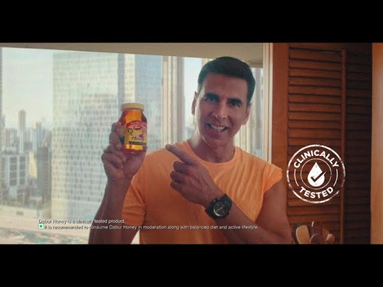 Akshay Kumar Promotes Fitness with Dabur Honey in New TVC