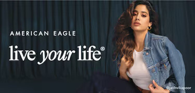 American Eagle Partners with Janhvi Kapoor to Boost Women's Denim Sales