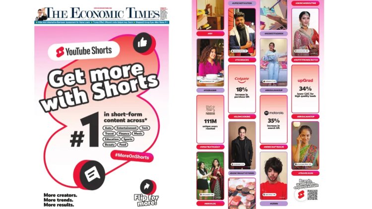 YouTube Shorts Boosts Brands Like Nestlé, Colgate in Print Campaign