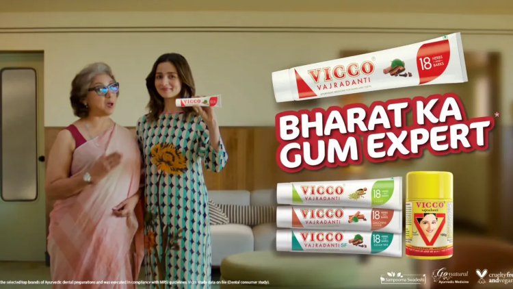 Alia Bhatt’s Humorous “Breakup” with Toothpaste in New Vicco Ad