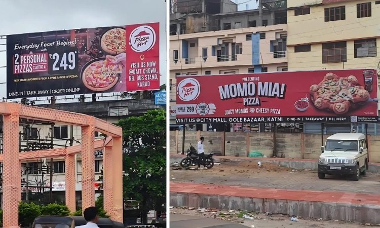 Pizza Hut's 3D Billboard Stunt for the Return of Momo Mia Pizza