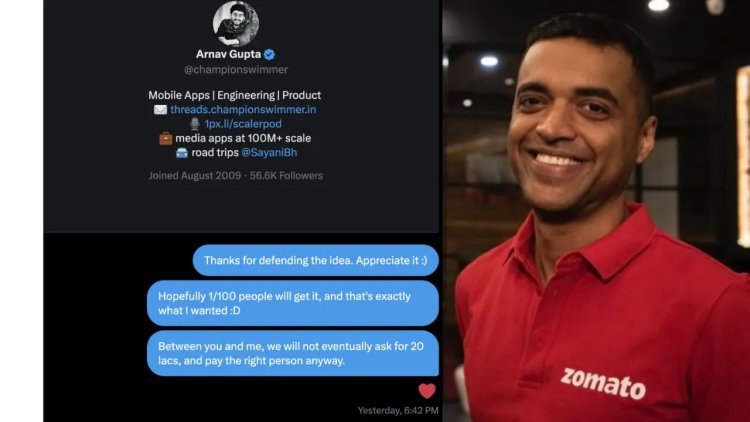 Zomato CEO Backtracks on Controversial Job Posting