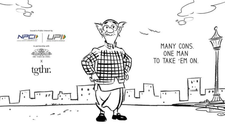 R.K. Laxman’s Common Man Returns to Fight Digital Payment Scams