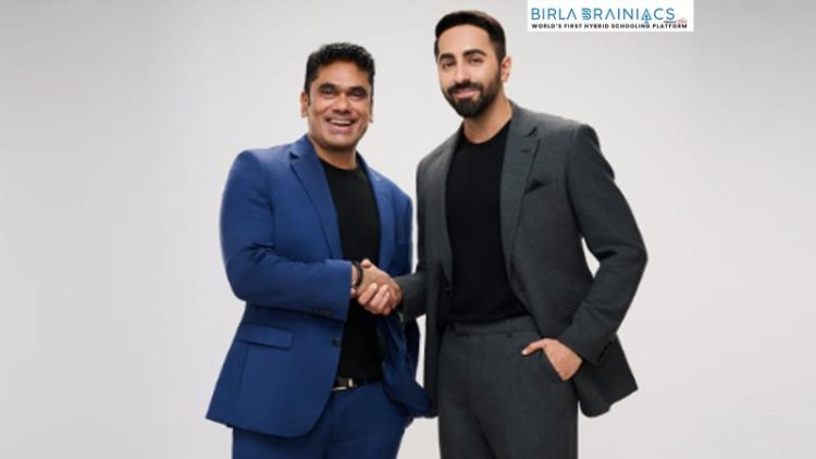 Ayushmann Khurrana Promotes Hybrid Learning with Birla Brainiacs