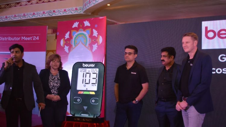 Sourav Ganguly Launches Beurer's New Blood Glucose Monitor